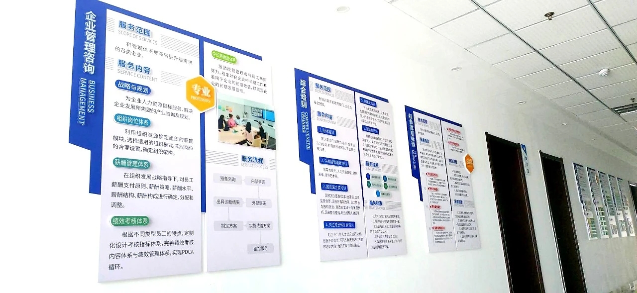 人力資源服務(wù)文化墻設(shè)計(jì)(20年)